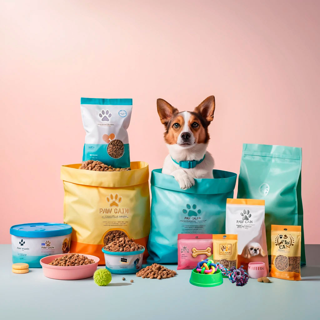 Variedad de productos de alimentación y accesorios para mascotas en tienda de Lugo